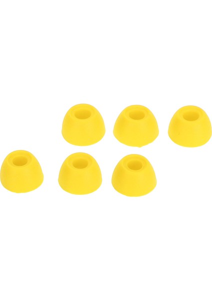3 Çift Kulak Ucu Yumuşak Silikon Sml Boyut Yedek Kulaklık Kılıfı Galaxy Buds 2 Sm R177 Sarı (Yurt Dışından)