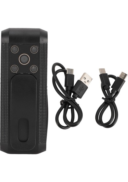 Vücuda Takılan Kamera 1080P Wifi Taşınabilir Video Kayıt Kamerası 180° Dönen Lensli Arka Klipsli Iş Seyahat Yürüyüş Koşu Için (Yurt Dışından)