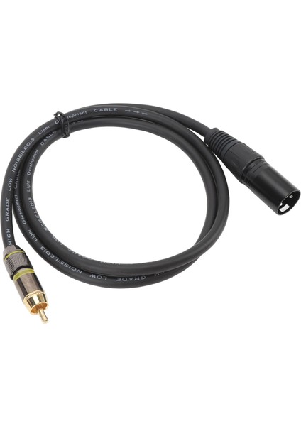 Xlr Erkek - Erkek Kablo Ofc Çekirdek Örgülü Tel Altın Kaplama Konnektör Xlr - Ses Uzatma Kablosu Amplifikatör Mikser Mikrofon Için (Yurt Dışından)