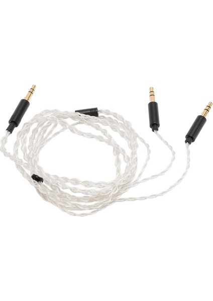Beyerdynamic T1 Iı T5 Için Yükseltilmiş Kulaklık Kablosu 3,5 Mm'den Çift 3,5 mm Gümüş Kaplama Bakır Kayıpsız Yedek Kulaklık Mdr Z7 Için (Yurt Dışından)