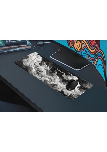 Gaming Oyuncu Xl Mouse Pad Kaydırmaz Dikişli Mousepad 80X30 cm