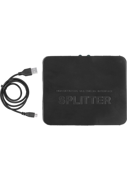 4K Hd Multimedya Arayüz Ayırıcı 1 Giriş 2 Çıkış Anahtarı Çift Ekran/projektör Için (Yurt Dışından)