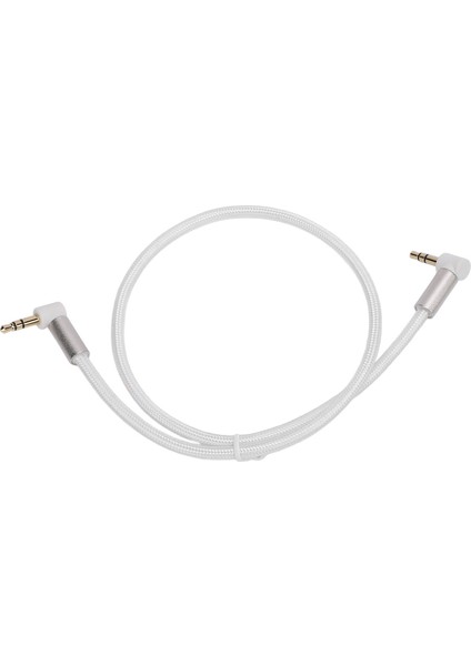 3.5mm Ses Kablosu 90 Derece Sağ Açı Stereo Yardımcı Kablo Kulaklık Tabletler Hoparlörler Cep Telefonu Tv DVD 1m (Yurt Dışından) fırsatları