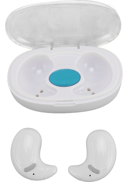 Yan Uyuyanlar Için Kablosuz Uyku Kulaklıkları Bluetooth 5.3 Yüksek Sadakat LED Ekran Akıllı Dokunmatik Kontrol Uyku Kulaklıkları Beyaz (Yurt Dışından)