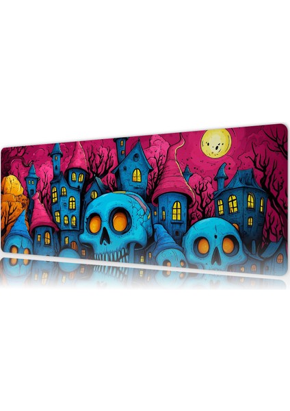 Gaming Oyuncu Xl Mouse Pad Kaydırmaz Dikişli Mousepad 80X30 cm