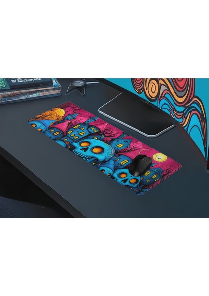 Gaming Oyuncu Xl Mouse Pad Kaydırmaz Dikişli Mousepad 80X30 cm