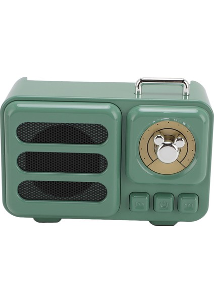 Kablosuz Bluetooth Hoparlör Retro Bluetooth 5.3 Taşınabilir Küçük Hoparlör Radyo Yatak Odası Partisi Açık Yeşil (Yurt Dışından) fiyatları