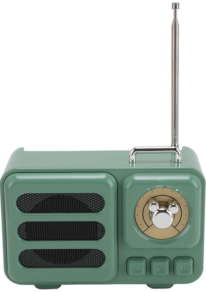 Kablosuz Bluetooth Hoparlör Retro Bluetooth 5.3 Taşınabilir Küçük Hoparlör Radyo Yatak Odası Partisi Açık Yeşil (Yurt Dışından) modelleri