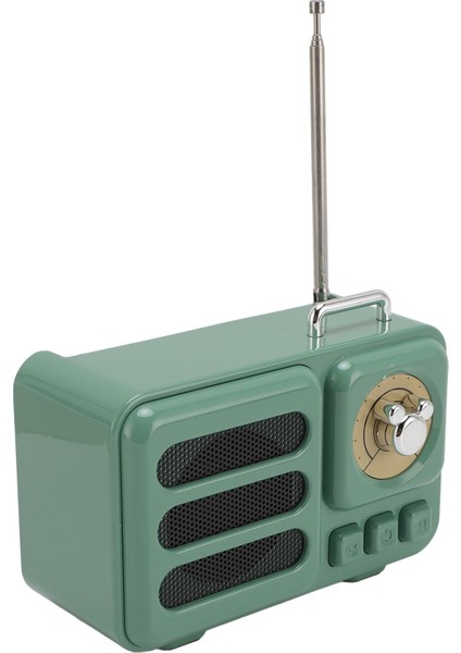Kablosuz Bluetooth Hoparlör Retro Bluetooth 5.3 Taşınabilir Küçük Hoparlör Radyo Yatak Odası Partisi Açık Yeşil (Yurt Dışından) fırsatları