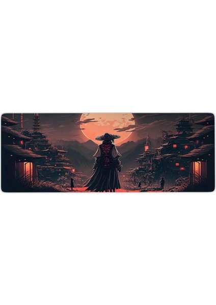 Gaming Oyuncu Xl Mouse Pad Kaydırmaz Dikişli Mousepad 80X30 cm