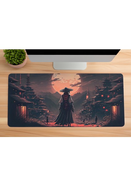 Gaming Oyuncu Xl Mouse Pad Kaydırmaz Dikişli Mousepad 80X30 cm