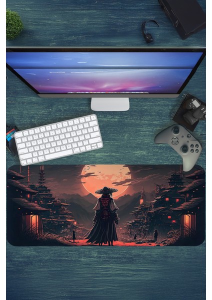 Gaming Oyuncu Xl Mouse Pad Kaydırmaz Dikişli Mousepad 80X30 cm