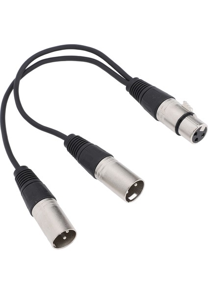 Xlr Ayırıcı Kablo 3pin Xlr Dişi - Çift Xlr Erkek Y Kablosu Tak ve Çalıştır Stüdyo Sahne Mikseri Amplifikatörleri Için 1 Adet (Yurt Dışından) fiyatları
