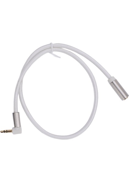 Uzatma Ses Kablosu 3.5mm Dik Açı Adaptörü Erkekten Dişi Stereo Ses Kablosu Kulaklık Tablet Hoparlör Amplifikatör Için 1.5m / 4.9ft (Yurt Dışından) modelleri