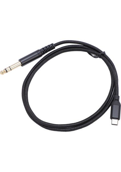 USB C - 6,35 mm Erkek Kablo Tip C - 1/4 Inç Yardımcı Jak Stereo Sesli Adaptör Kablosu Amplifikatör Mikser Hoparlör Için 1m / 3,3 Ft (Yurt Dışından) fiyatları
