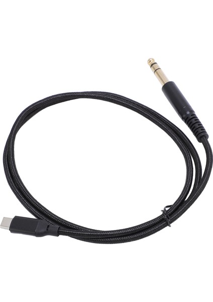 USB C - 6,35 mm Erkek Kablo Tip C - 1/4 Inç Yardımcı Jak Stereo Sesli Adaptör Kablosu Amplifikatör Mikser Hoparlör Için 1m / 3,3 Ft (Yurt Dışından) fırsatları