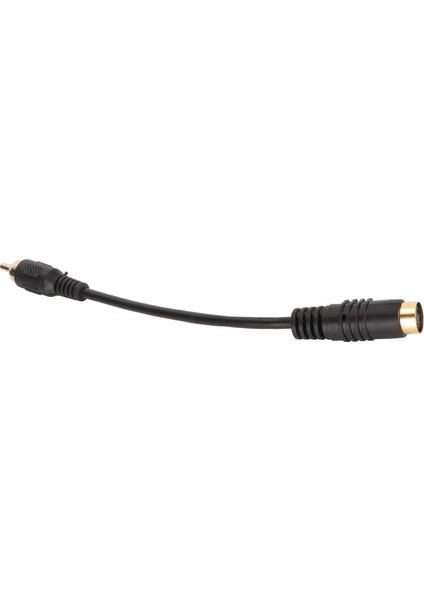 Mini Dın 4 Pin - Rca Kablosu Dişi - Erkek Tak ve Çalıştır S Video - Rca Adaptör Kablosu DVD CD Oynatıcı Pc Hdtv Için (Yurt Dışından) indirimleri