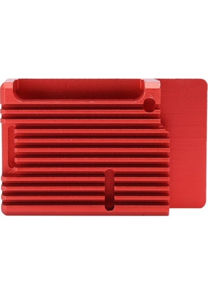 Raspberry Pi 4 B Kılıf Koruyucu Kutu Cnc Alüminyum Alaşımlı Kılıf Kapağı Kırmızı Muhafaza (Yurt Dışından)