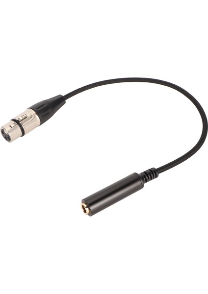 6,5 mm 1/4 Inç Dişi - Xlr Dişi Adaptör Kablosu Dengeli Mikrofon Kablosu Çeyrek Inç Ts - Xlr 3 Pin Bağlantı Kablosu 11,8 Inç (Yurt Dışından)