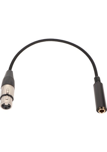 6,5 mm 1/4 Inç Dişi - Xlr Dişi Adaptör Kablosu Dengeli Mikrofon Kablosu Çeyrek Inç Ts - Xlr 3 Pin Bağlantı Kablosu 11,8 Inç (Yurt Dışından)