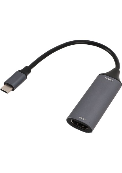 Video Yakalama Kartı Yüksek Çözünürlüklü Multimedya Arayüzü USB C 4K Kayıt Yakalama Aygıtı Canlı Yayın Için (Yurt Dışından)
