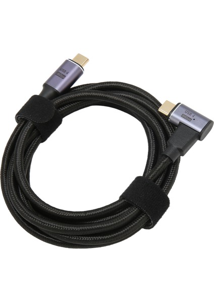 USB C - USB C Kablosu Çok Işlevli 8k 60Hz Yüksek Hızlı 20GBPS Pd 100W Hızlı Şarj USB 4.0 Manyetik Veri Kablosu 78,7 Inç Yan Dirsek (Yurt Dışından) fırsatları