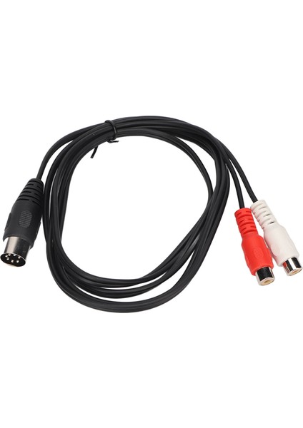 Dın 7pın Erkek - 2rca Dişi Kablo Saf Bakır Tel Çekirdek Ses Adaptörü Kablosu 4.9ft (Yurt Dışından)