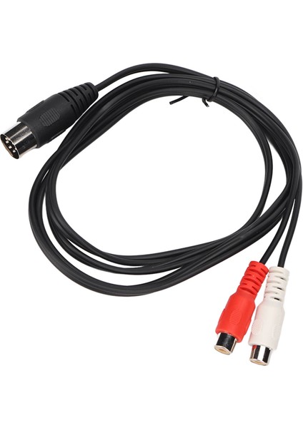 Dın 7pın Erkek - 2rca Dişi Kablo Saf Bakır Tel Çekirdek Ses Adaptörü Kablosu 4.9ft (Yurt Dışından)