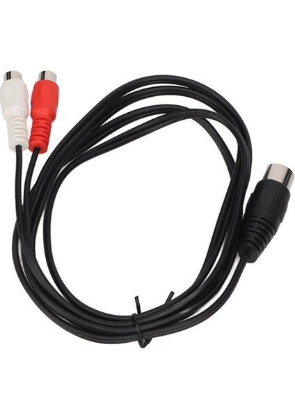 Dın 7pın Erkek - 2rca Dişi Kablo Saf Bakır Tel Çekirdek Ses Adaptörü Kablosu 4.9ft (Yurt Dışından)