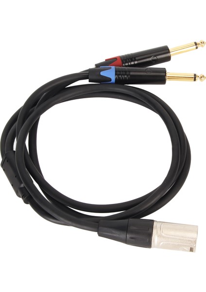 Çift 1/4 Inç Xlr Erkek Y Ayırıcı Kablo Xlr Erkek Çift 6.35MM Ts Mono Fiş Mikrofon Ses Dönüştürücü Adaptör 2m/6.6ft (Yurt Dışından) indirimleri