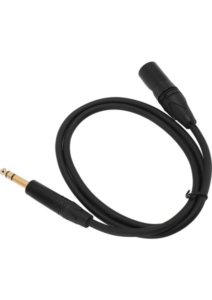1/4 Inç Xlr Erkek Kablo Profesyonel Dengeli Sinyal Ofc Çekirdek 6.35MM Xlr Kablo Mikrofon Hoparlör Sahne Için 1m / 3.3ft (Yurt Dışından)