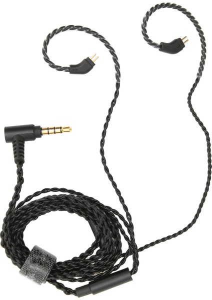 Kulaklık Yükseltme Kablosu 0.78MM 2 Pin 3.5mm Dirsek Fişi Takılabilir Yedek Kulaklık Kablosu Mikrofonlu (Yurt Dışından) fırsatları