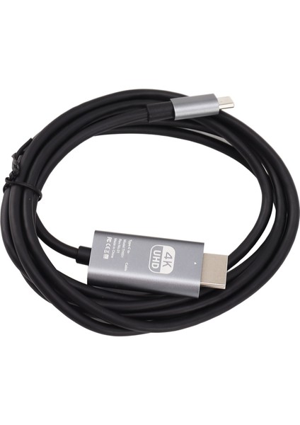 Type C - Hd Multimedya Arayüz Kablosu 4K 30Hz Tak ve Çalıştır UHD USB C - Hd Multimedya Arayüz Adaptör Kablosu (Yurt Dışından) fırsatları