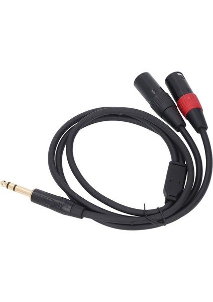 1/4 Inç Çift Xlr Erkek Y Ayırıcı Kablo 6.35MM Stereo Kablo Dengesiz 2 Xlr Erkek Çeyrek Inç Adaptör Kablosu 2m / 6.6ft (Yurt Dışından) indirimleri