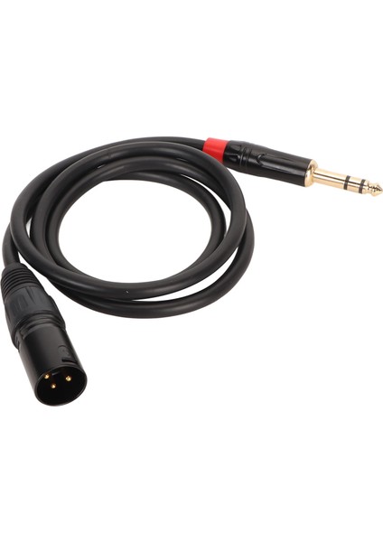 Xlr Erkek - 1/4 Inç 6,35 mm Kablo Esnek Dayanıklı Dengeli 3 Pin Xlr Erkek - Çeyrek Inç Mikrofon Kablosu 3,3 Ft (Yurt Dışından) indirimleri