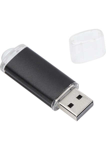 USB Flash Sürücü Şeffaf Kapak Siyah Taşınabilir Depolama Bellek Çubuğu Pc Tablet Için 32GB (Yurt Dışından) fiyatları