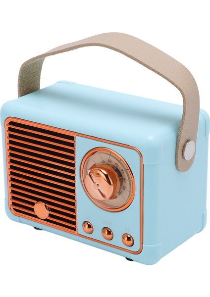 Vintage Bt Hoparlör Kablosuz Telefon Bağlantısı Taşınabilir Hoparlör Ev Toplantısı Açık Hava Yürüyüşü HM11 Mavi (Yurt Dışından) modelleri