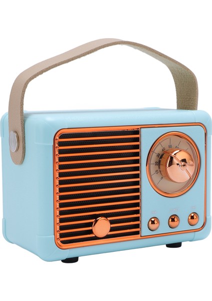 Vintage Bt Hoparlör Kablosuz Telefon Bağlantısı Taşınabilir Hoparlör Ev Toplantısı Açık Hava Yürüyüşü HM11 Mavi (Yurt Dışından) fırsatları