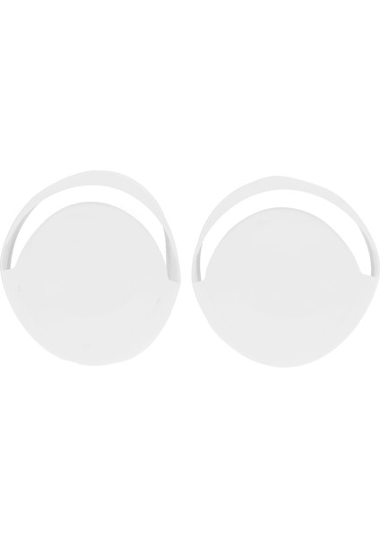 2 Adet Kulaklık Kapları Kapağı Profesyonel Silikon Kulak Pedi Kılıfı Wh 1000XM4 Wh 1000XM3 Kulaklıklar Için Beyaz (Yurt Dışından)