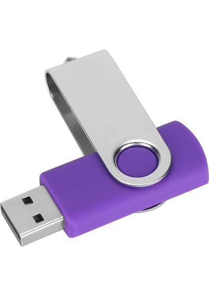 USB Flash Sürücü Candy Purple Döndürülebilir Taşınabilir Depolama Bellek Çubuğu Pc Tablet Için 4gb (Yurt Dışından) indirimleri