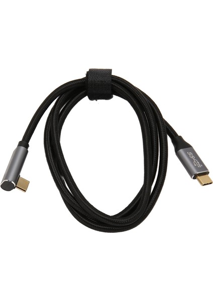 USB C - 90 Derece USB C Kablosu 100W Usb3.1 Gen2 10GBPS 4K 60Hz Dik Açı Tip C - Tip C Veri Kablosu Steam Deck Için 50CM / 19.7in (Yurt Dışından) fiyatları