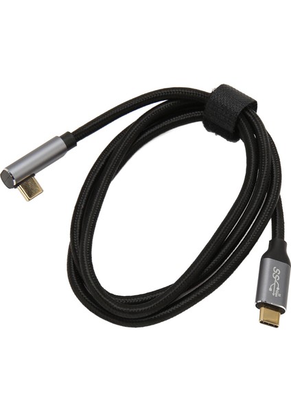 USB C - 90 Derece USB C Kablosu 100W Usb3.1 Gen2 10GBPS 4K 60Hz Dik Açı Tip C - Tip C Veri Kablosu Steam Deck Için 50CM / 19.7in (Yurt Dışından) modelleri