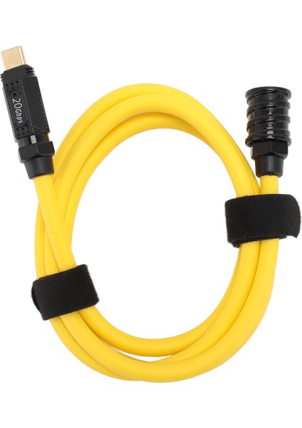 Type C To Type C Şarj Kablosu Pd3.1 140W Hızlı Şarj 8k 60Hz Ekran Yayını 20GBPS USB C Veri Kablosu C Erkek - C Dişi 1m/3.3ft Düz Kablo (Yurt Dışından)