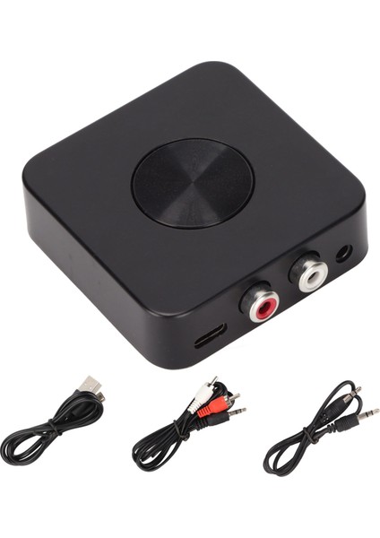 Bluetooth Ses Alıcı Verici Hifi 3.5mm Aux Rca Giriş Desteği Nfc Ses Adaptörü Tv Projektör Kulaklık Araba (Yurt Dışından)