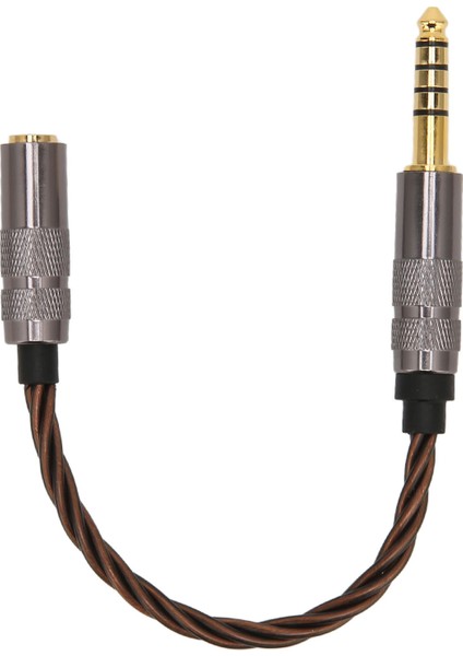 4.4mm Ila 2.5mm Dengeli Kablo Erkekten Dişi Altın Kaplama Fişli Kulaklık Adaptör Kablosu Telefonlar Kulaklıklar Hoparlörler Için (Yurt Dışından)