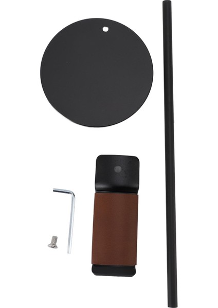 Kulaklık Standı Alüminyum Alaşımlı Kulaklık Tutucu Kulaklık Standı Destek Çubuğu 10CM Katı Taban Siyah (Yurt Dışından)