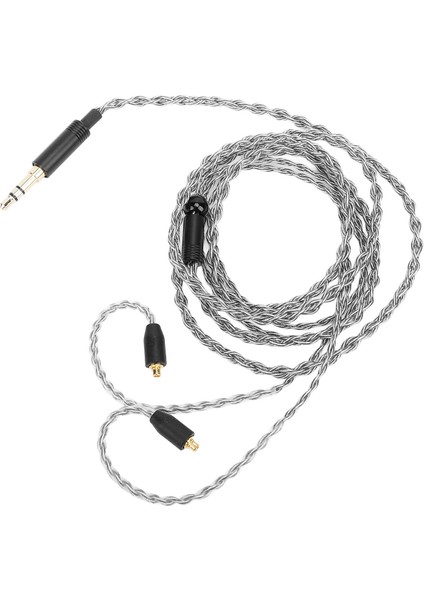 Yükseltilmiş Kulaklık Kablosu 3.5mm Mmcx Gümüş Kaplama Bakır Gevşeksiz Yedek Kulaklık Kablosu SE215 SE315 SE425 SE535 (Yurt Dışından) fiyatları