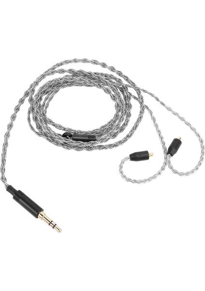 Yükseltilmiş Kulaklık Kablosu 3.5mm Mmcx Gümüş Kaplama Bakır Gevşeksiz Yedek Kulaklık Kablosu SE215 SE315 SE425 SE535 (Yurt Dışından) fırsatları