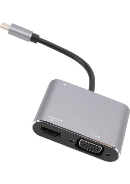 Type C To VGA Usb3.0 Pd Hd Multimedya Arayüz Adaptörü Tak ve Çalıştır Hızlı Şarj 4K Video Dönüştürücü Telefon Tv Bilgisayar Için (Yurt Dışından) modelleri