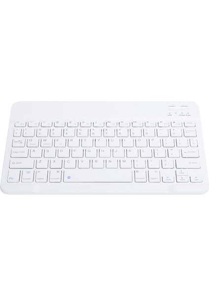 Kablosuz Bluetooth Klavye 10 Inç Hafif Ultrawide Android Için Ios Için Windows Için (Beyaz) (Yurt Dışından)